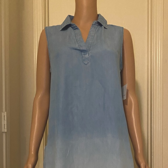 Sleeveless Denim Dress Medium - Picture 2 of 5